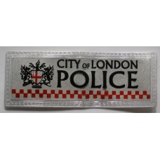 City of London Police Officer small grey plastic patch 