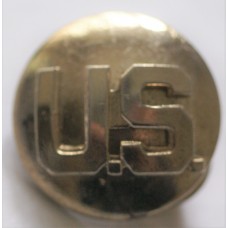 Enlisted US letters collar badge 