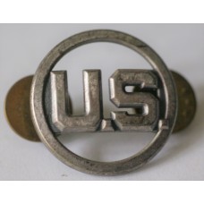 Enlisted US letters collar badge 