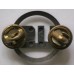 Enlisted US letters collar badge 