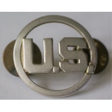 Enlisted US letters collar badge 