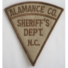 Alamance County Sheriff's Department patch, North Carolina 