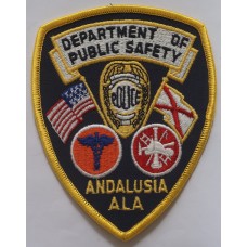 Andalusia Department of Public Safety patch, Alabama 