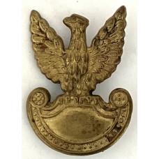Army cap badge in brass, Communist era