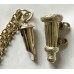 The Rifles Cross Belt set; Lionhead boss with whistle & chain 