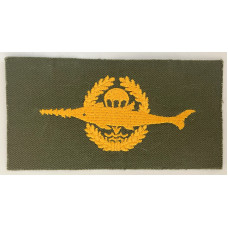 Bundesmarine Parachutist Frogman wings, Gold Grade