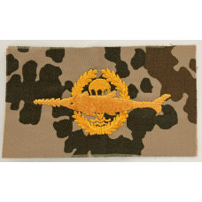 Bundesmarine Parachutist Frogman wings, Gold Grade