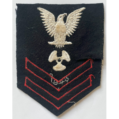 US Navy Machinists Mate Petty Officer 2nd Class rating badge