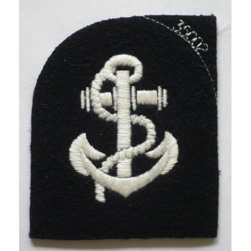 Royal Navy Leading Seaman Rank Badge from the Royal Yacht in the 1980s