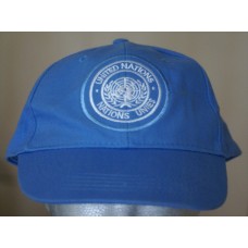 United Nations Peacekeeper baseball style forage cap 