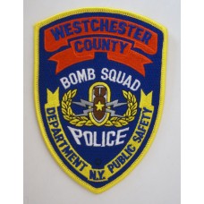 Westchester County Police Bomb Squad patch, New York 