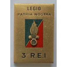 3rd French Foreign Legion Infantry Regiment unit badge 