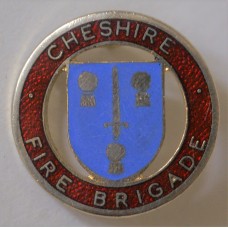 Cheshire Fire Brigade cap badge centre piece 