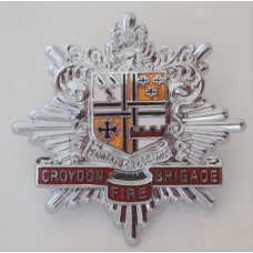 Croydon Fire Brigade cap badge 