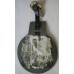 Northamptonshire Police large horse brass on leather fitting 