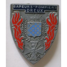 Dreux Fire Brigade unit badge 