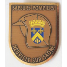 Neuville sur Saone Fire Brigade unit badge 