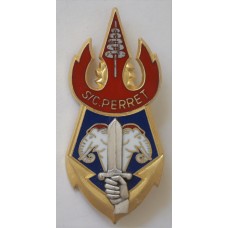 Training Group Chief Sergeant Perret unit badge for the 121st Promotion of the National Active Non-Commissioned Officers School