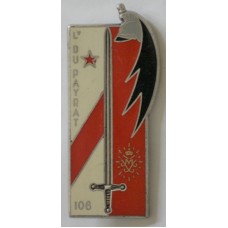 Training Group Lieutenant Du Payrat unit badge for the Applied Armored School Reserve Officer Students  