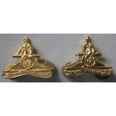 Irish Army Artillery Corps collar badges 