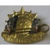 Irish Army Ordnance Corps brass collar badge