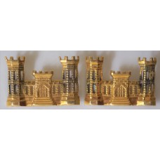 Engineer 1905 pattern dress uniform collar badges