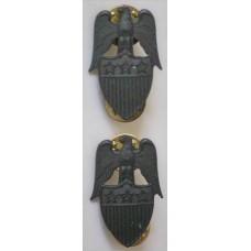 3 Star General Aide de Camp subdued collar badges