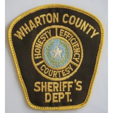 Wharton County Sheriff patch, Texas