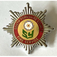 South Yorkshire County Fire Service cap badge 