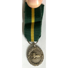 Medal for Territorial or Reserve Service, miniature version