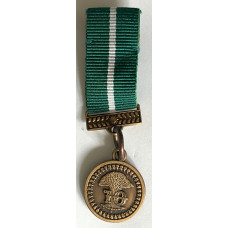 South West Africa, Namibian Police 10 Year Service Medal, miniature version