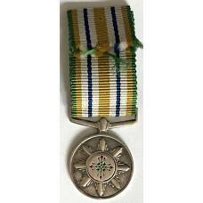 Police Star for Faithful Service, miniature version