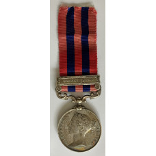 1854 Indian General Service Medal  Jowaki 1877-8 clasp to the Bengal Police 