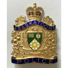 Saskatoon City Police cap badge
