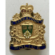 Saskatoon City Police collar badge