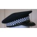 Greater Manchester Police Inspector visor cap, pre 1996 cap badge 