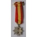 Spanish Naval Order of Merit 2nd Class breast star, miniature version 