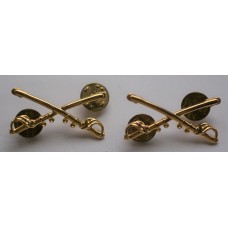 Cavalry Officer collar badges 