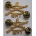 Infantry 3 TRB Officer collar badges 