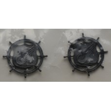 Transportation Corps Officer subdued collar badges 