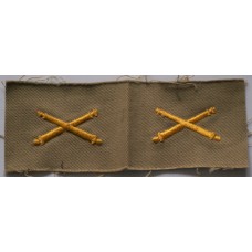 Artillery Officer collar badges 
