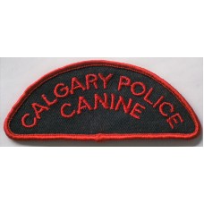 Calgary Police Canine Unit patch, Canada 