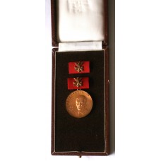 East German Ernst Schneller Medal 3rd Class in box of issue 