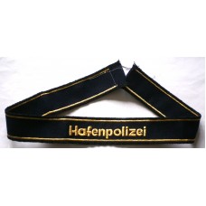 East German Harbour Police cuff title