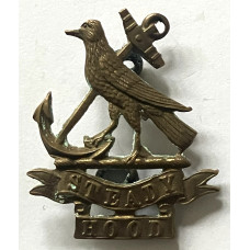 Royal Naval Division Hood Battalion collar badge