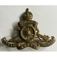 Royal Horse Artillery West Riding cap badge