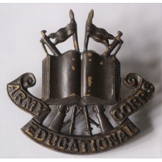 Royal Army Educational Corps bronzed officer's cap badge