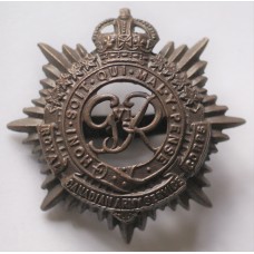 Royal Canadian Army Service Corps King's Crown bronze officer's cap badge