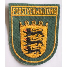 Baden Wurttemburg Forest Ranger patch