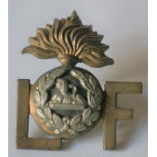 Lancashire Fusiliers officer's bi-metal shoulder badge